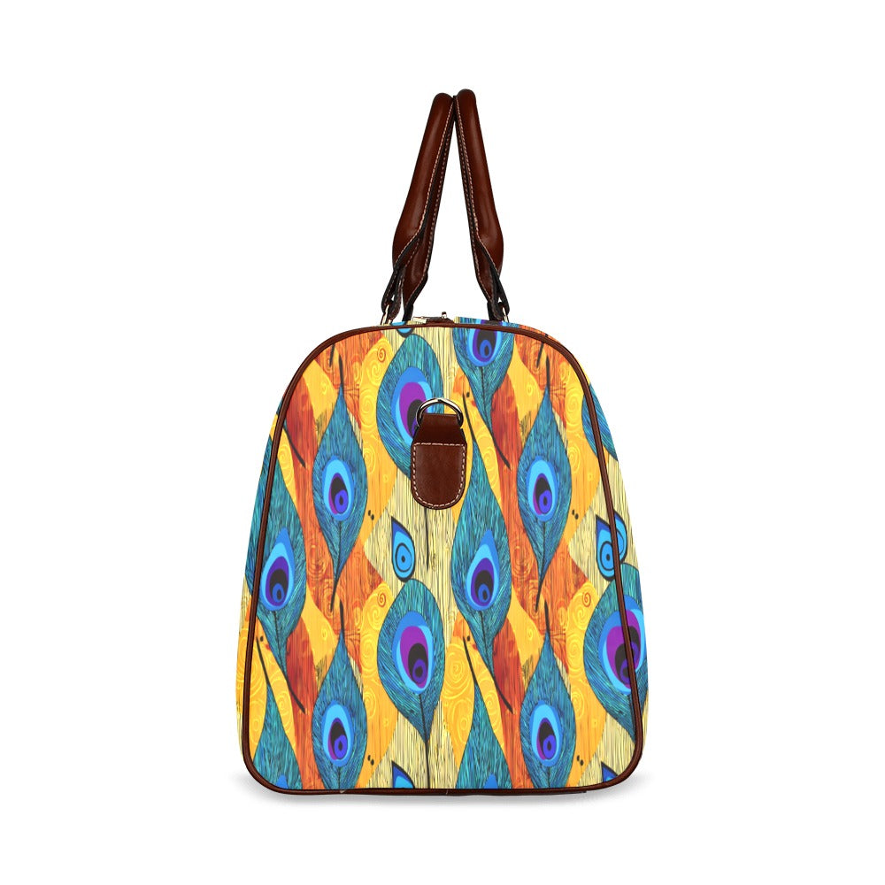 Peacock Waterproof Travel Bag/Large (Model 1639) Waterproof Travel Bag/Large (Model 1639)