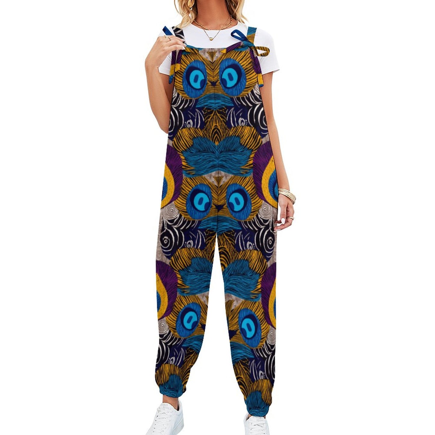 Spaghetti Strap Jumpsuit RP (All-Over Printing)