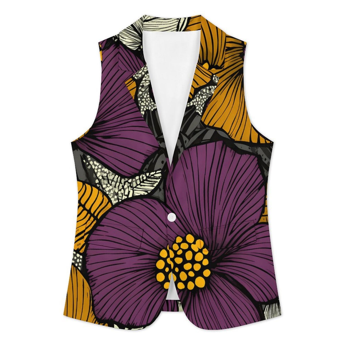 Women's suit vest Women Sleeveless Blazer