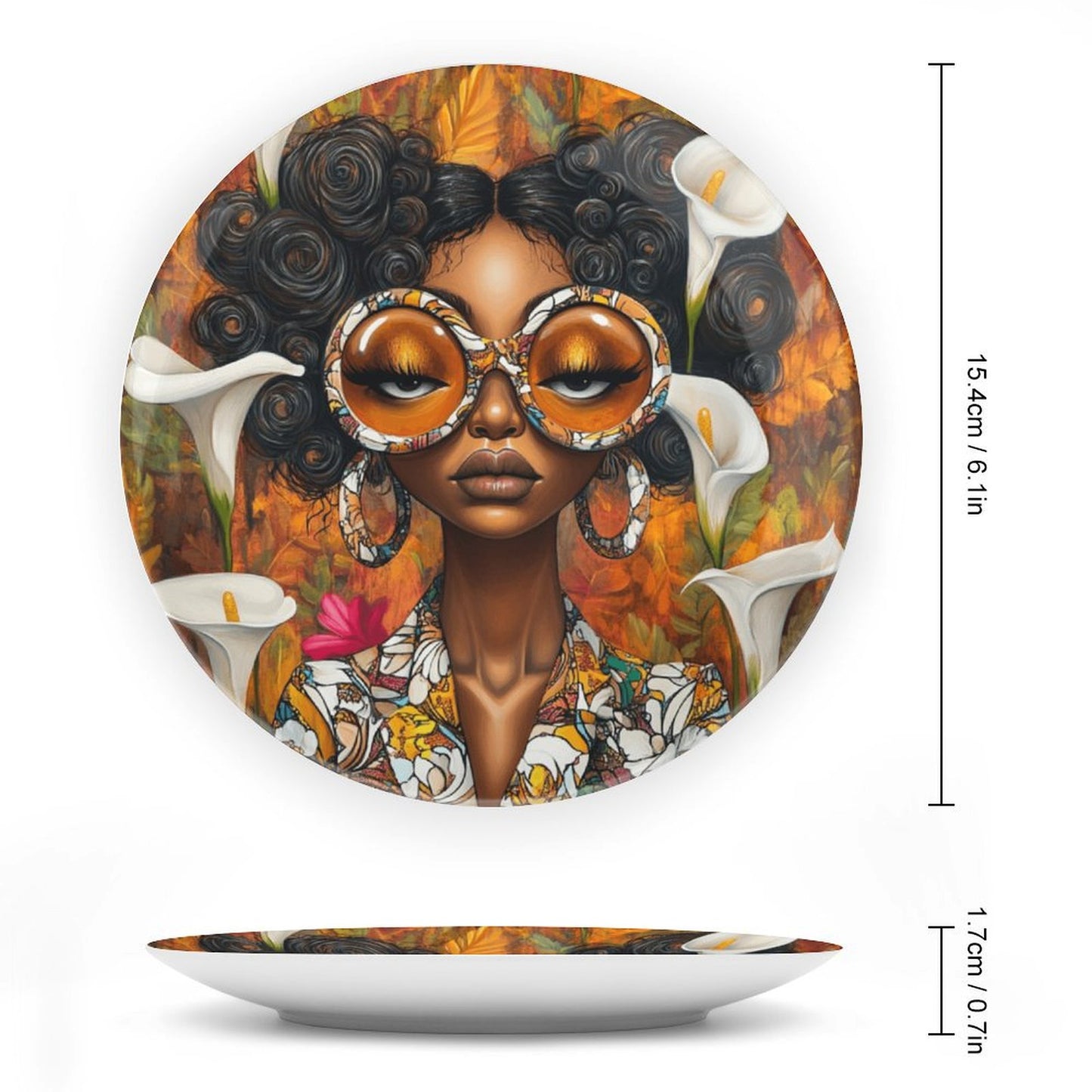 Bone China Decorative Plate