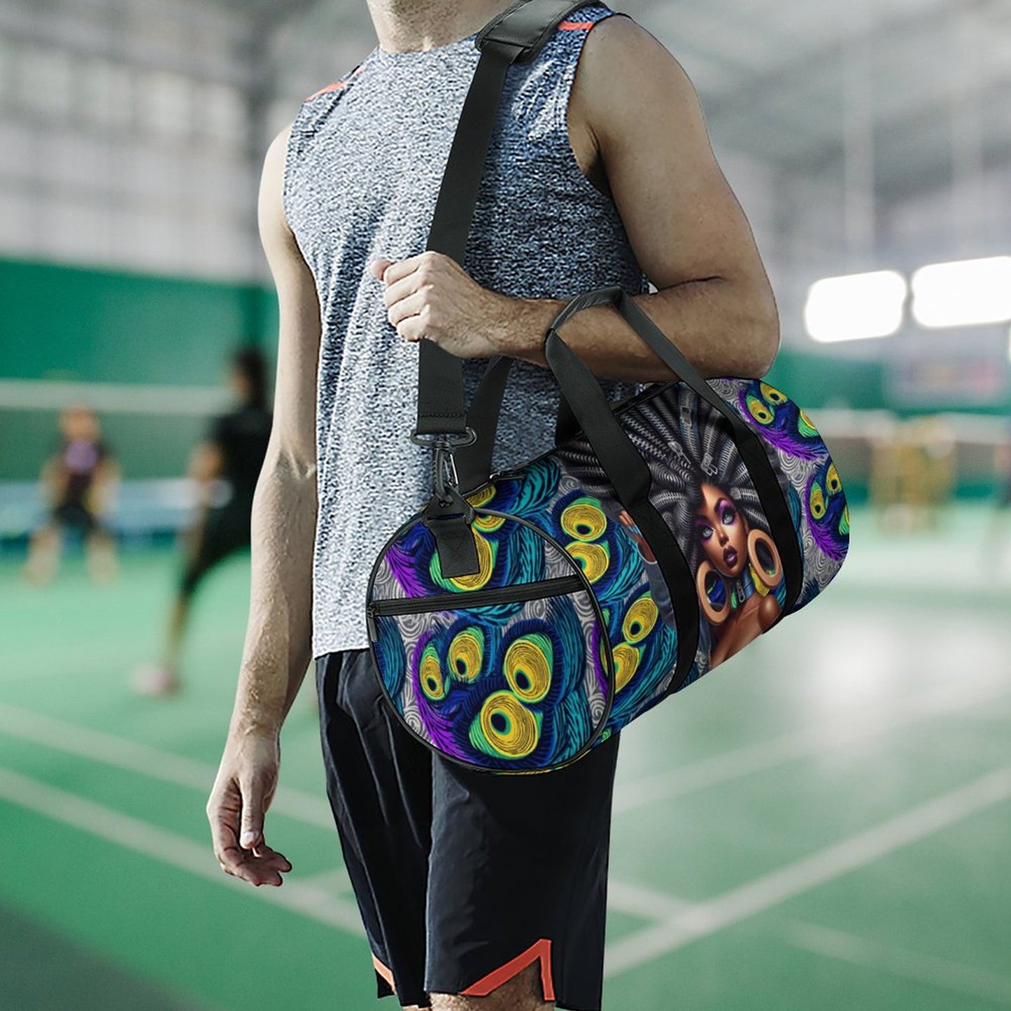 Cylindrical Gym Bag Q006 (Multi-sites)