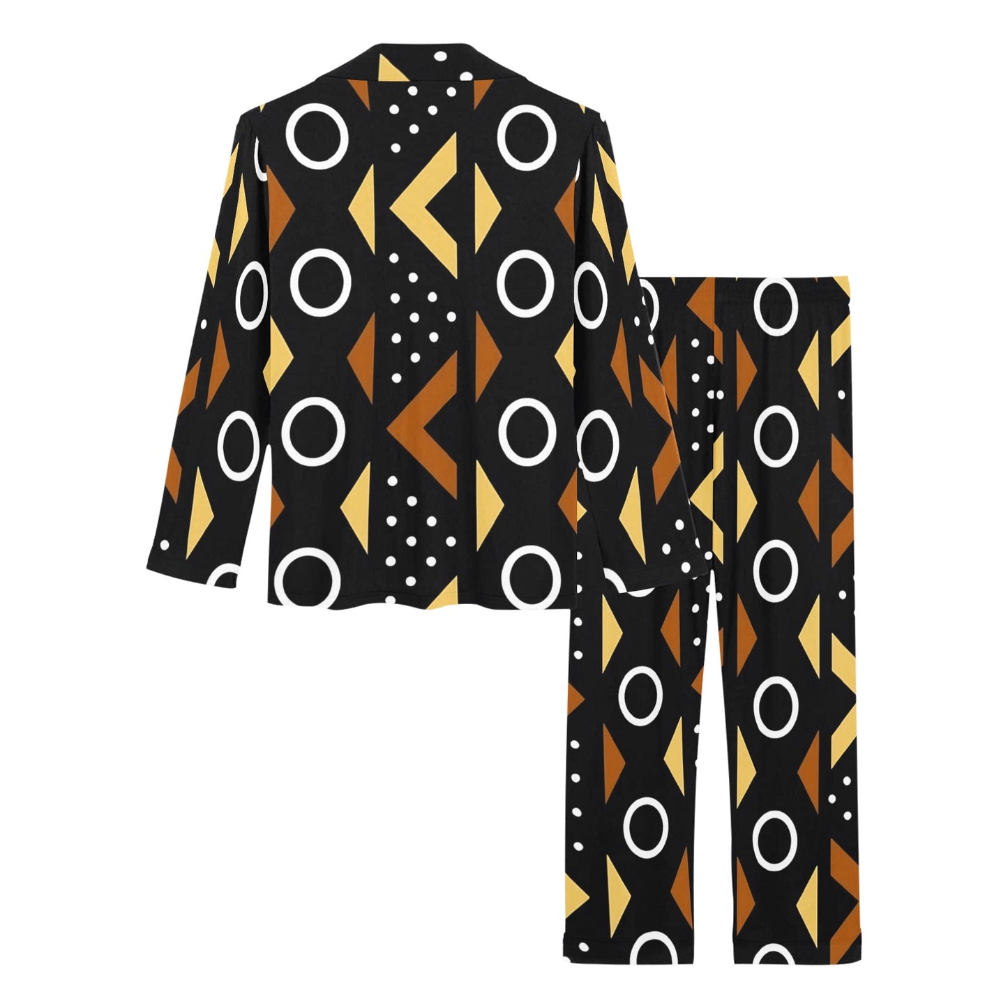 Afrocentric Pattern Women's Pajama Set Women's Long Pajama Set