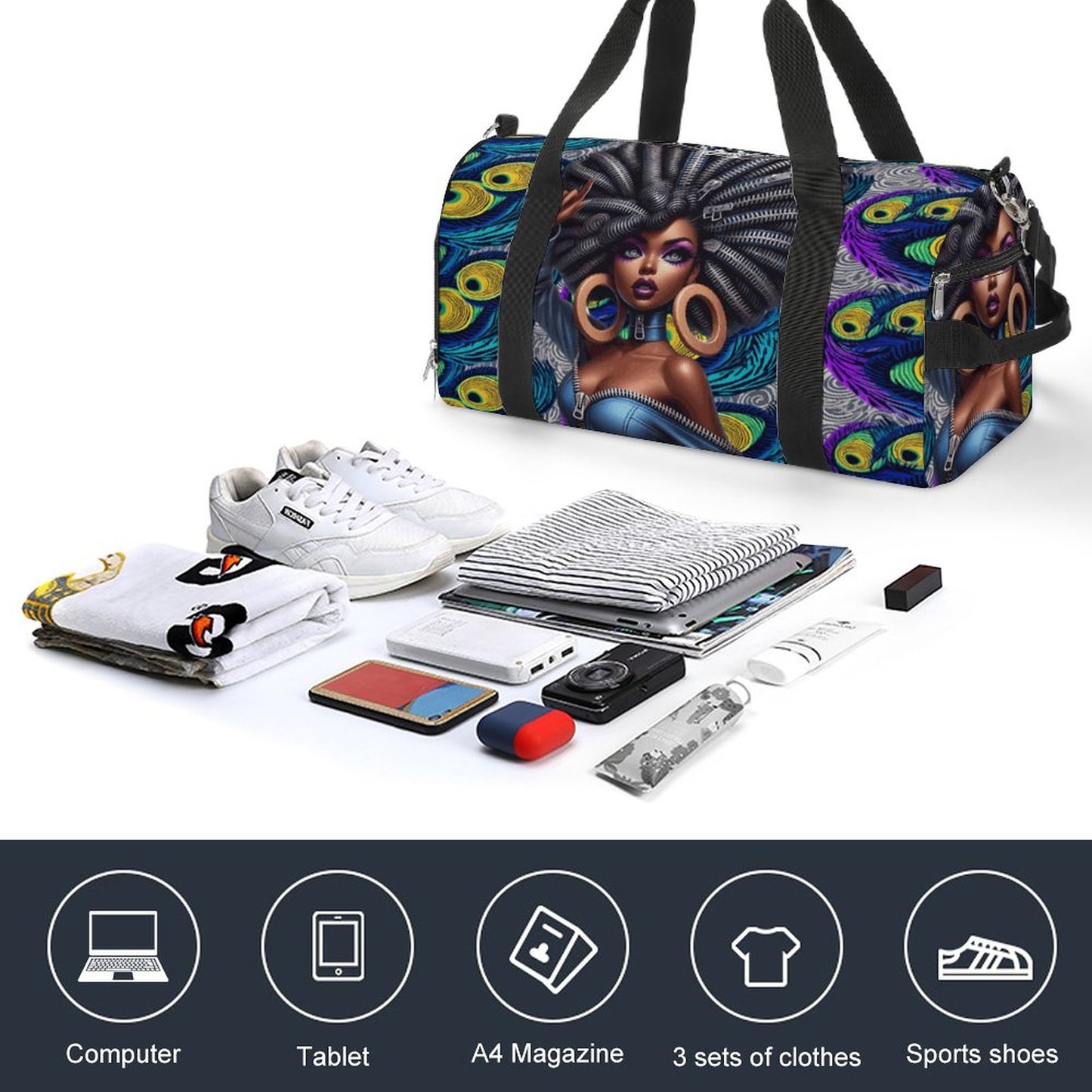 Gym bag A017 Large Capacity Sports Duffel