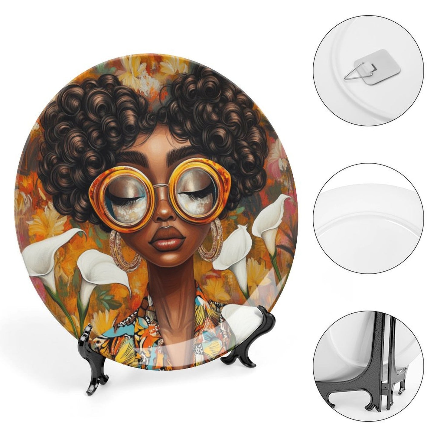 Bone China Decorative Plate