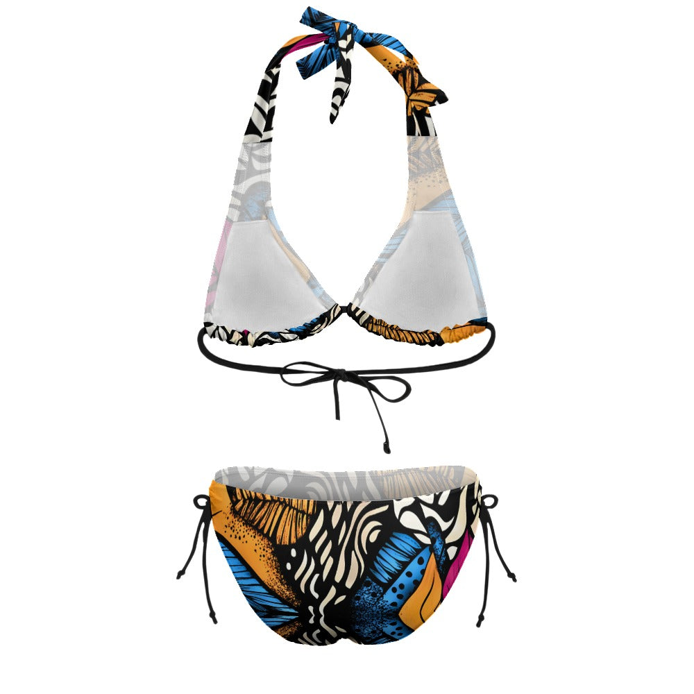 Plus size bikini swimsuit