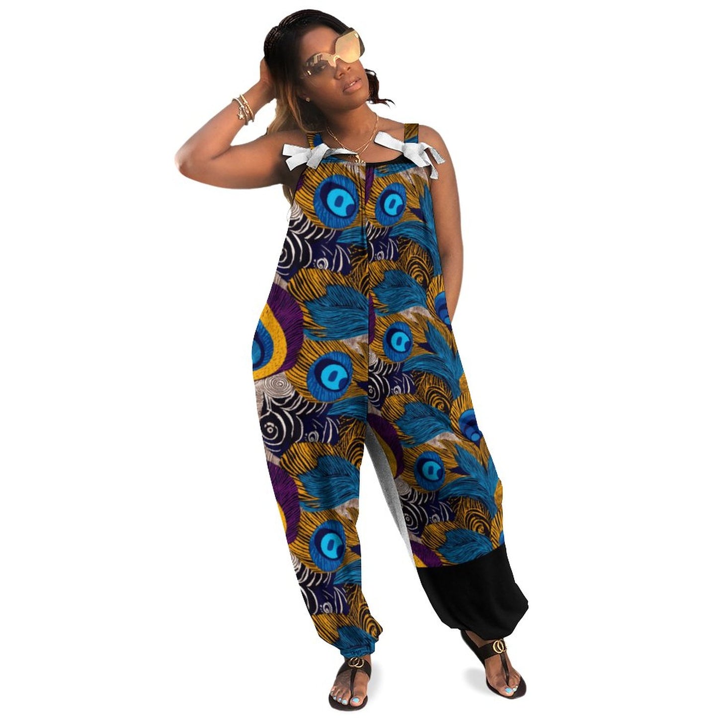 Spaghetti Strap Jumpsuit RP (All-Over Printing)