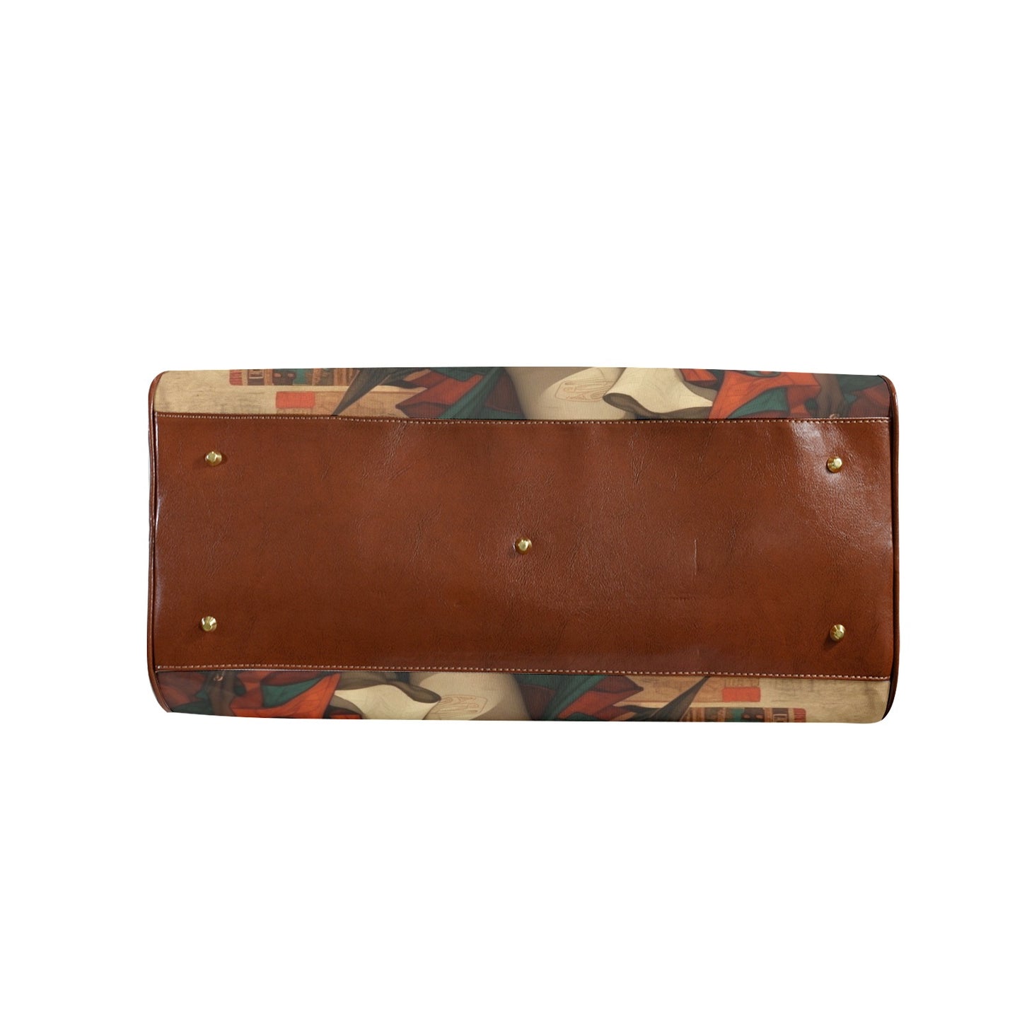 AfroCentric Butterfly Winged Ballerinas Large Capacity Travel Bag-Large (Brown Short Patch) (1737) Large Capacity Travel Bag-Large (Brown Short Patch) (1737)