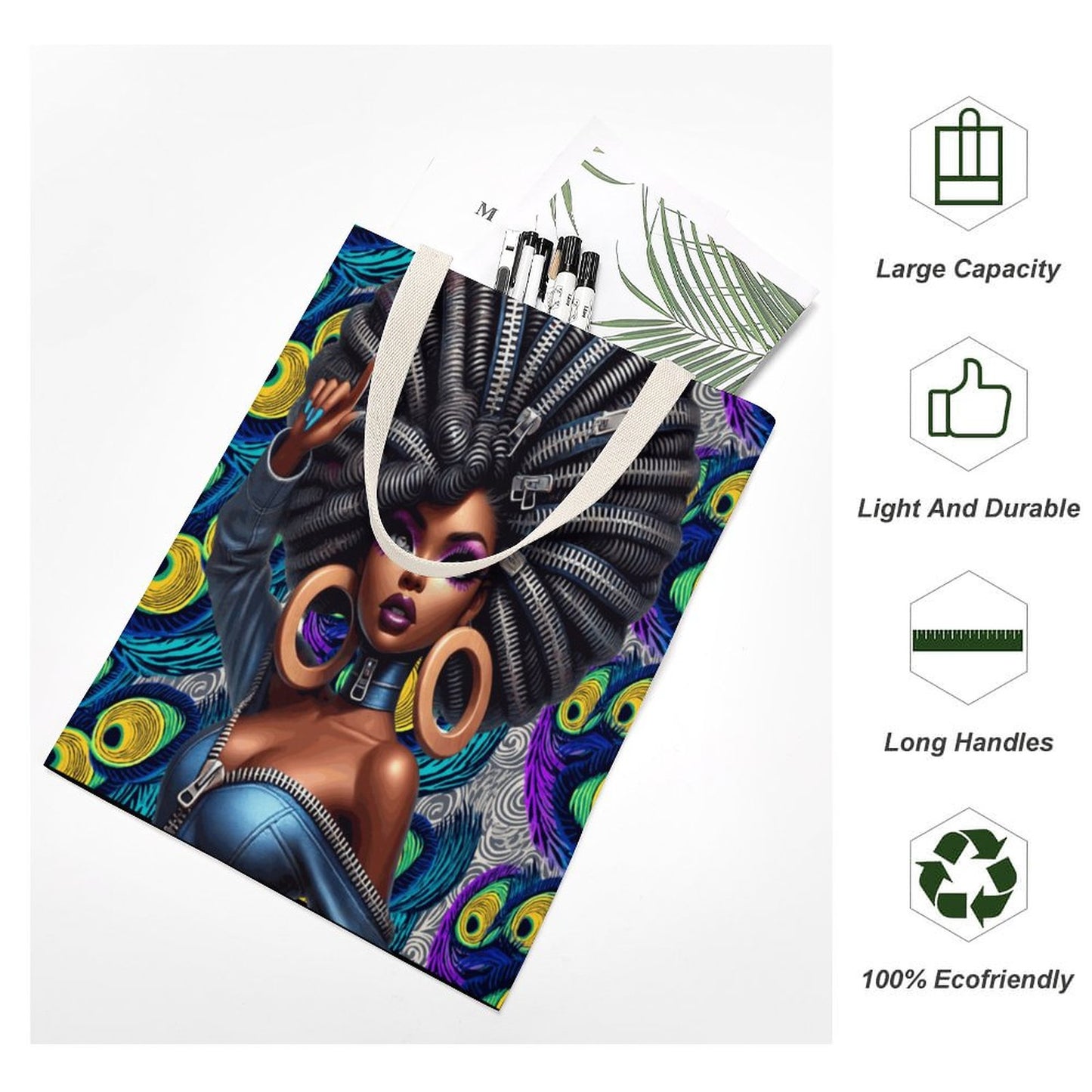 Tote Canvas Bag (Dual-sided Printing)