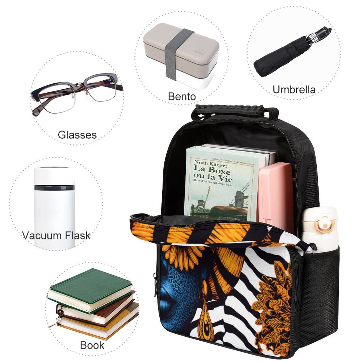 16 inch Shoulder Backpack & Schoolbag