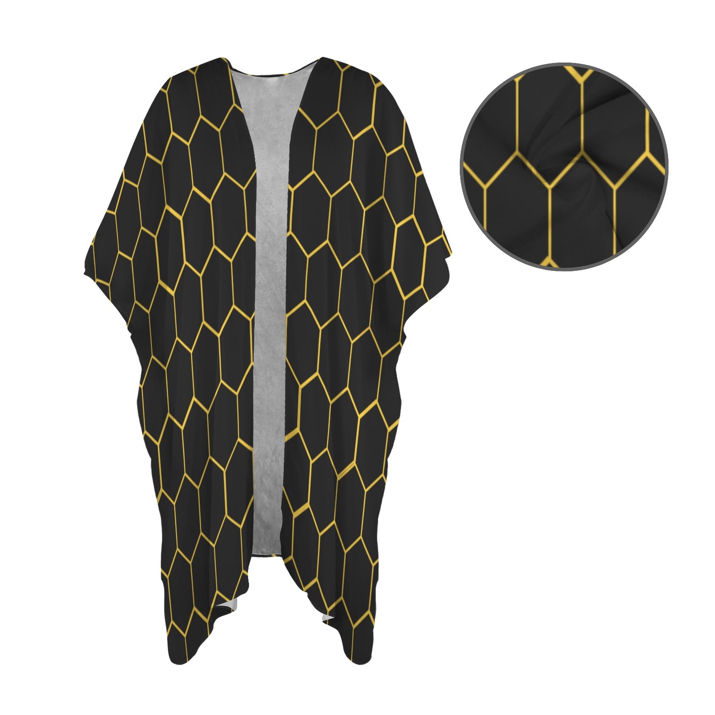 Honeycomb Women's Long Cover Up Women's Long Cover Up