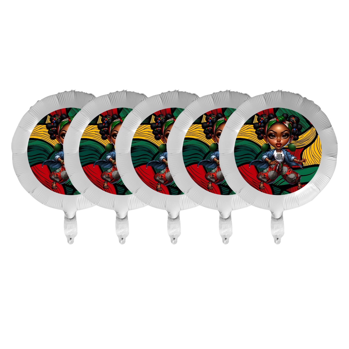 Know Your Roots Foil Balloon (18inch)(5 Pack) Foil Balloon (18inch)(5 Pack)