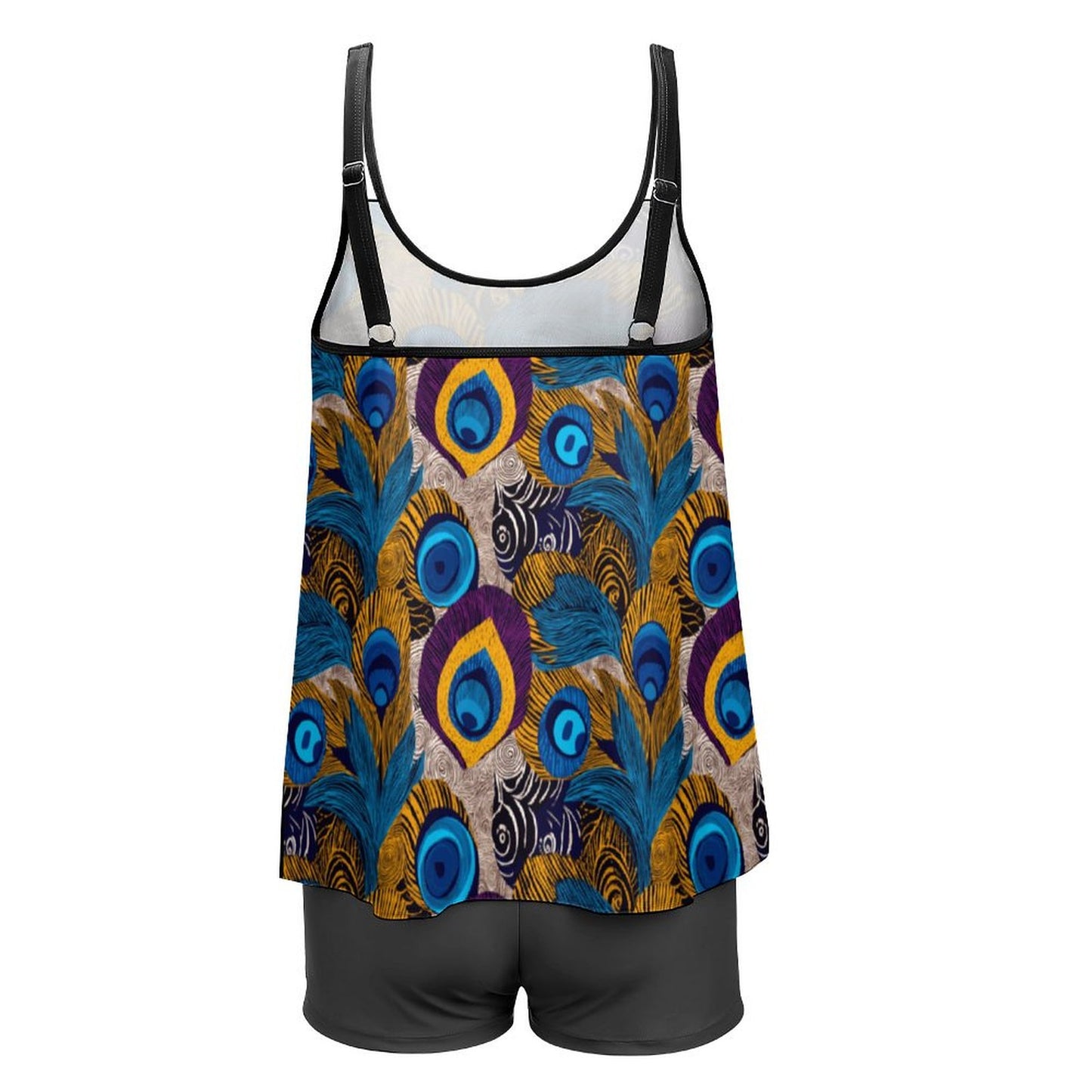 Tankini Two Piece Swimsuits QZ6072 (All-Over Printing on the Top)