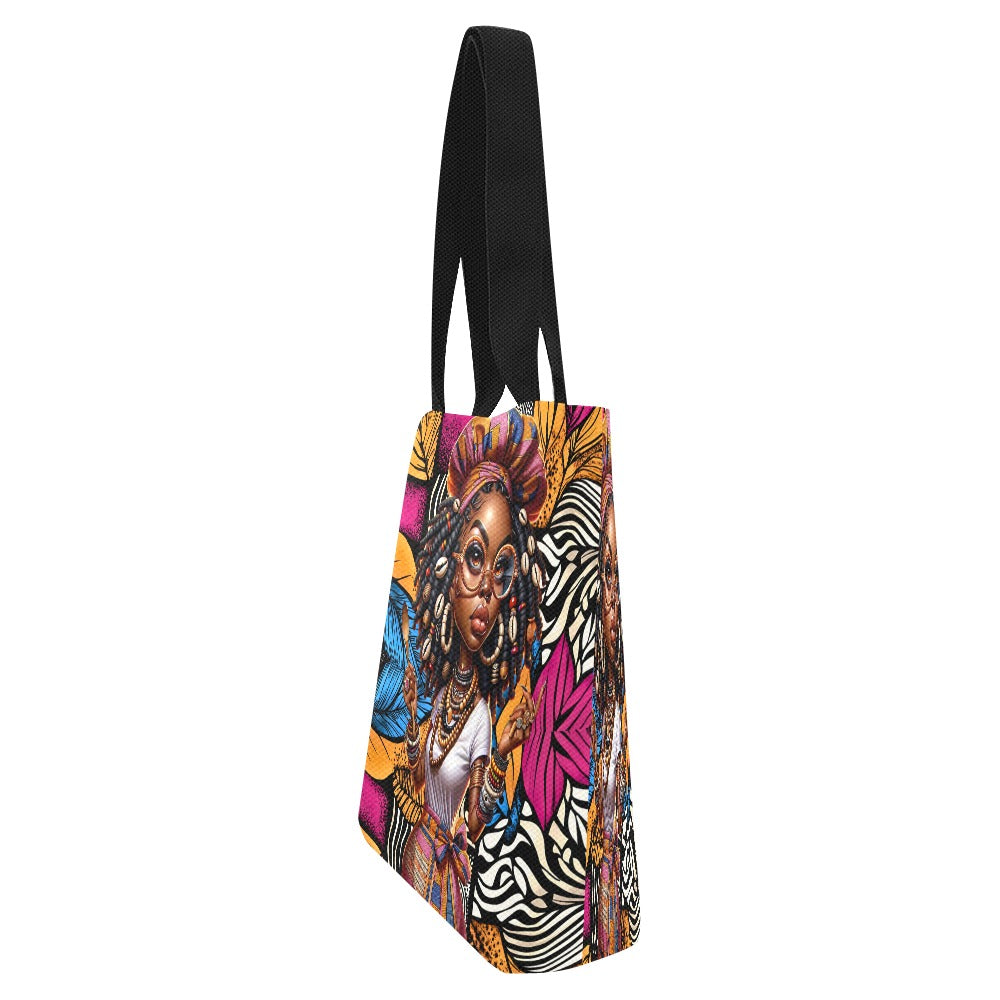 Canvas Tote Bag (Model1657) (Set of 4)