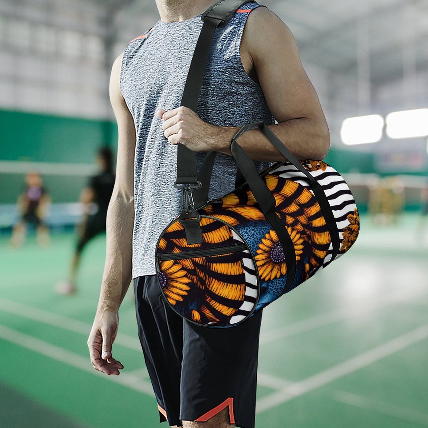 Cylindrical Gym Bag Q006 (Multi-sites)