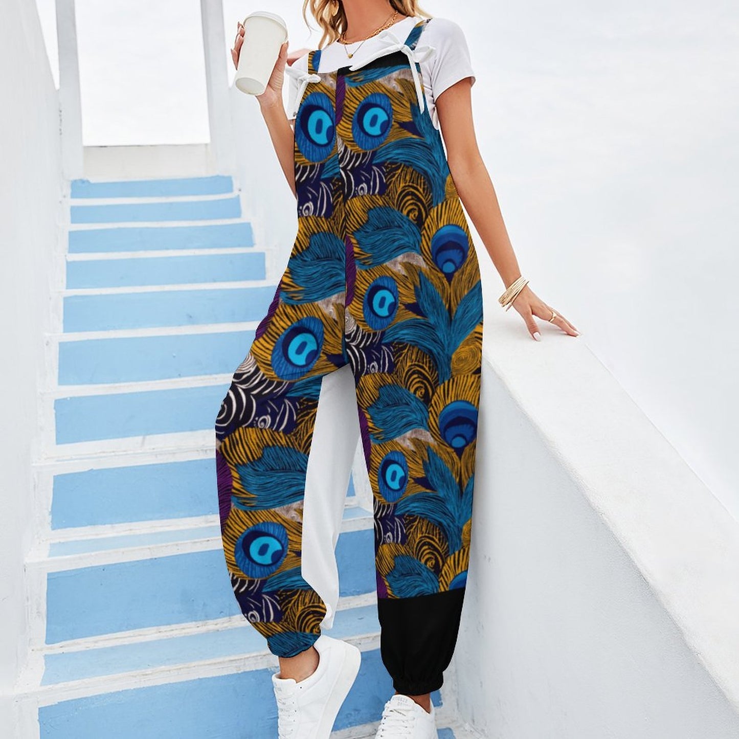 Spaghetti Strap Jumpsuit RP (All-Over Printing)