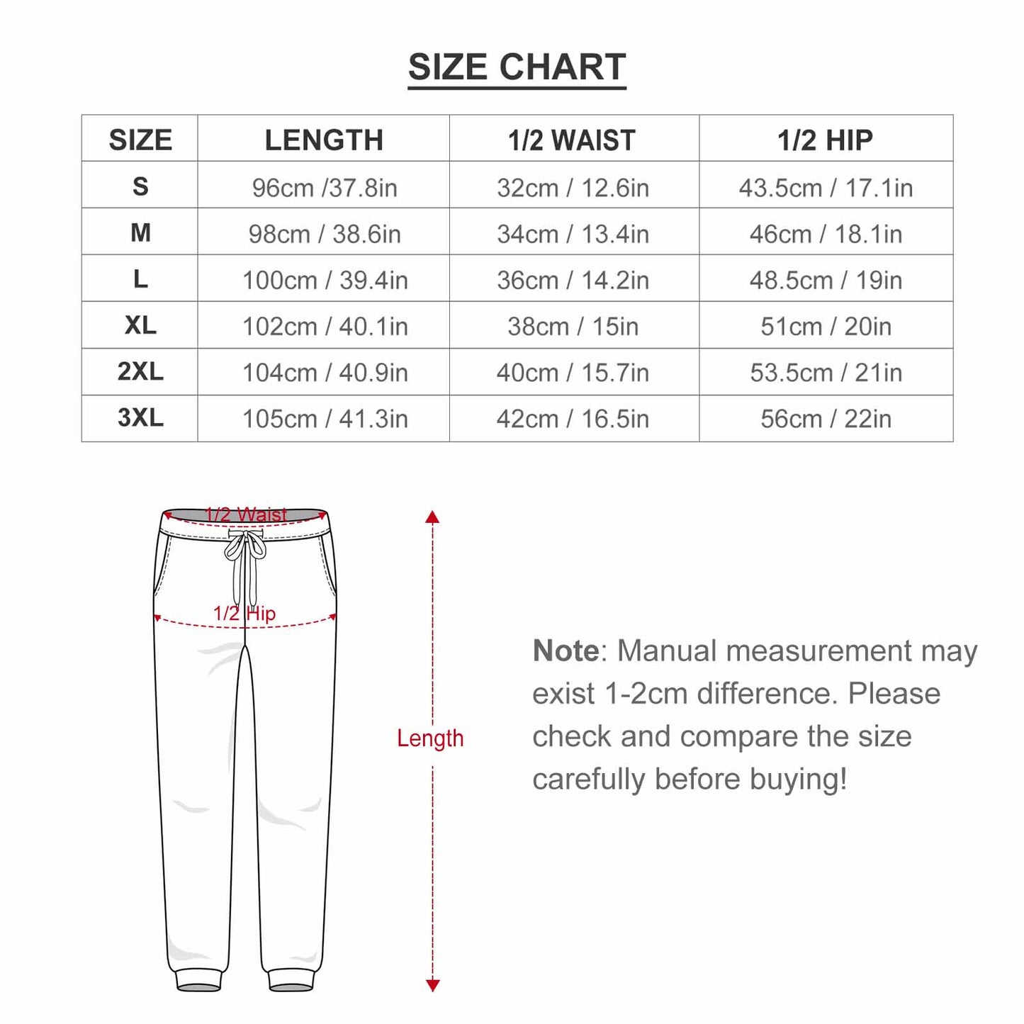 Women's Jogger Sweatpants (All-Over Printing)