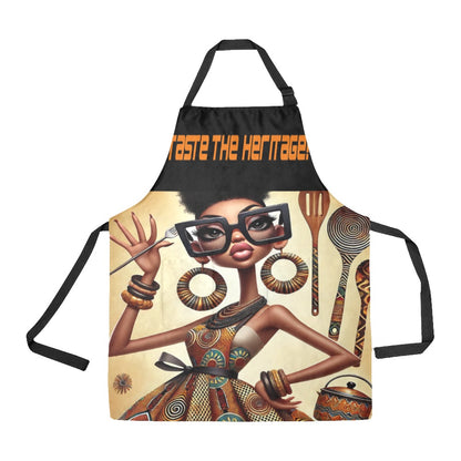 Taste the Heritage Kitchen Apron All Over Print Apron