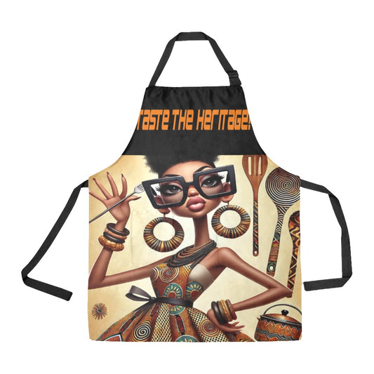Taste the Heritage Kitchen Apron All Over Print Apron