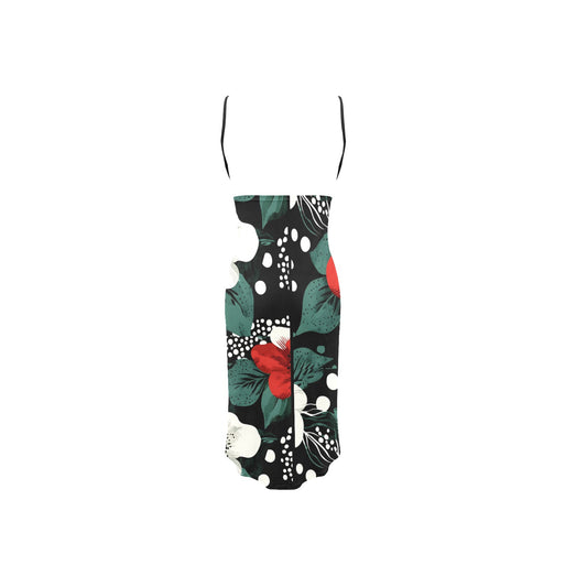 Spaghetti Strap Backless Beach Dress (D65)