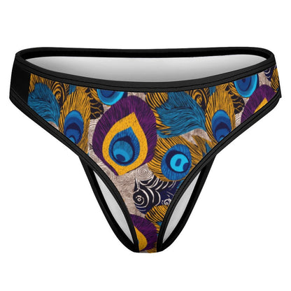 Ice Silk Women Underwear Thongs NZ207 (All-Over Printing)