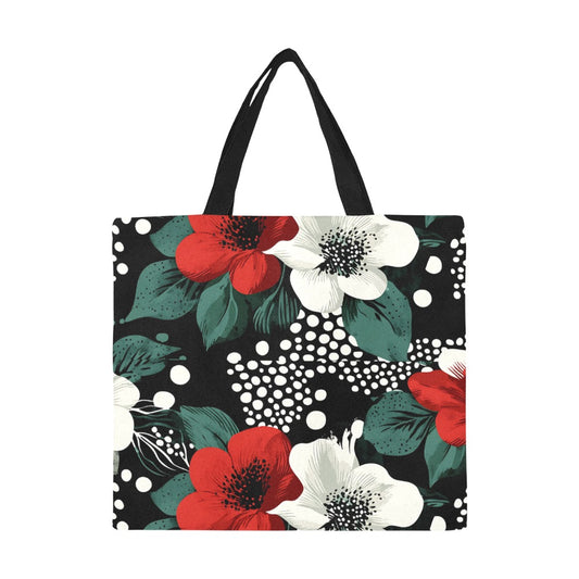 All Over Print Canvas Tote Beach Bag(Large)