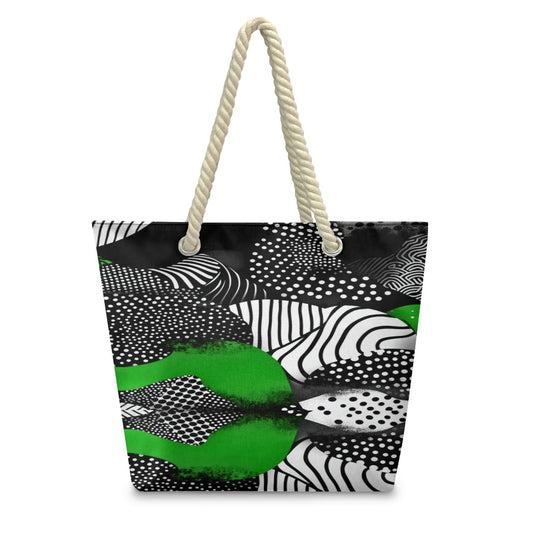 Hemp rope tote bag