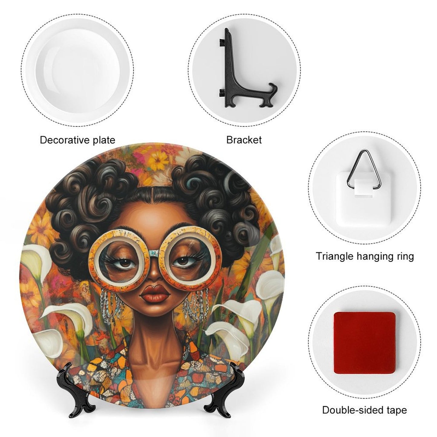 Bone China Decorative Plate