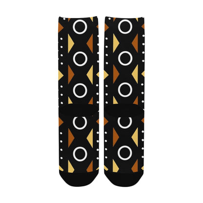 Afrocentric Pattern Men's Socks Women's Custom Socks