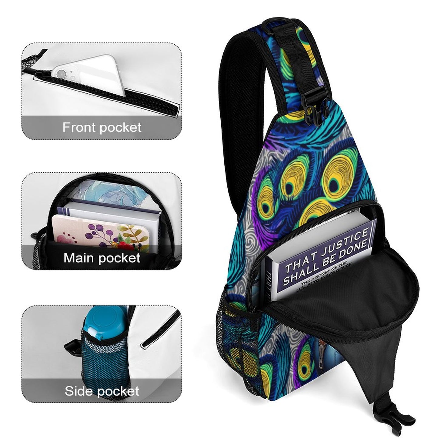 Create Unique Sling Bags with Our durable polyester (All-Over Printing)
