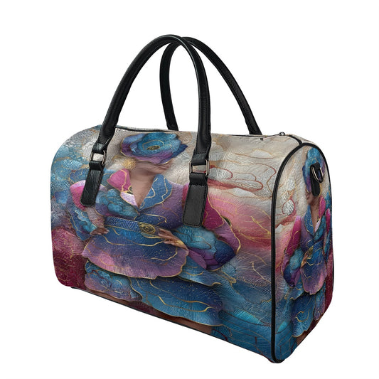 Leather travel bag