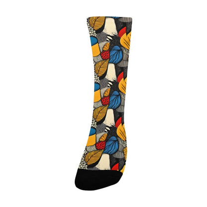Geometric Pattern Socks for Men Women's Custom Socks