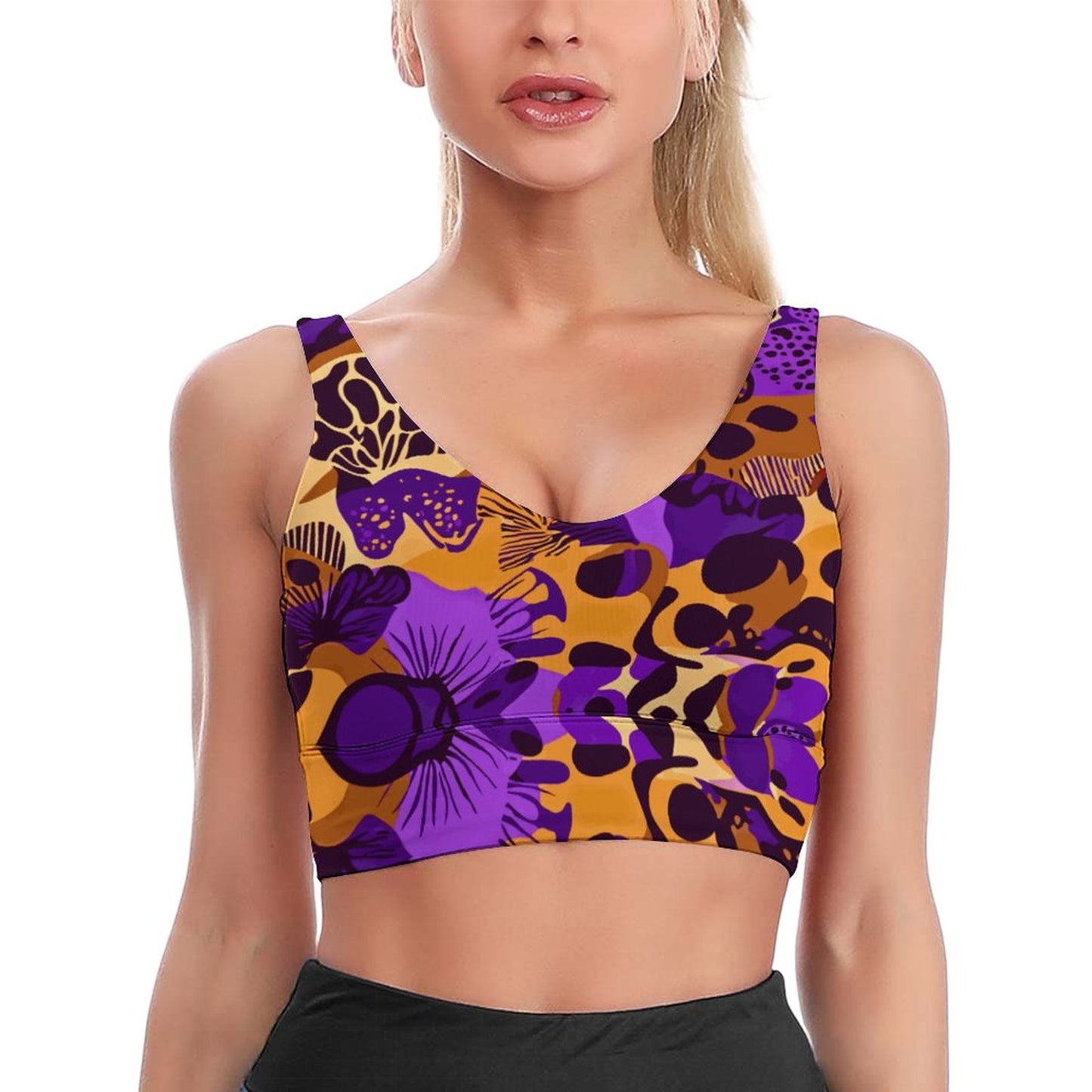 Sports Yoga Bra YJ032 (All-Over Printing)