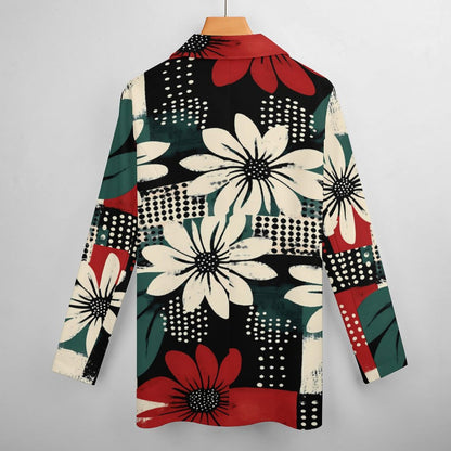 Women's Casual Suit All Over Print Women's Blazer