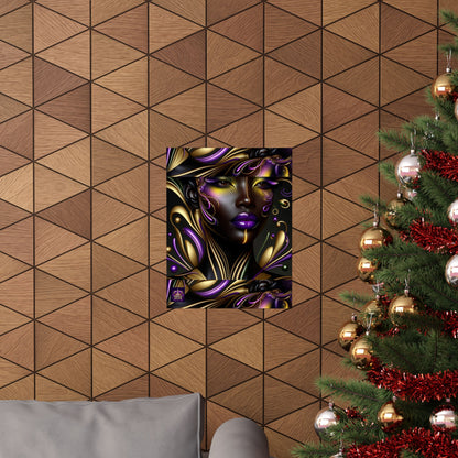 Purrple Reign Matte Vertical Posters #PR7