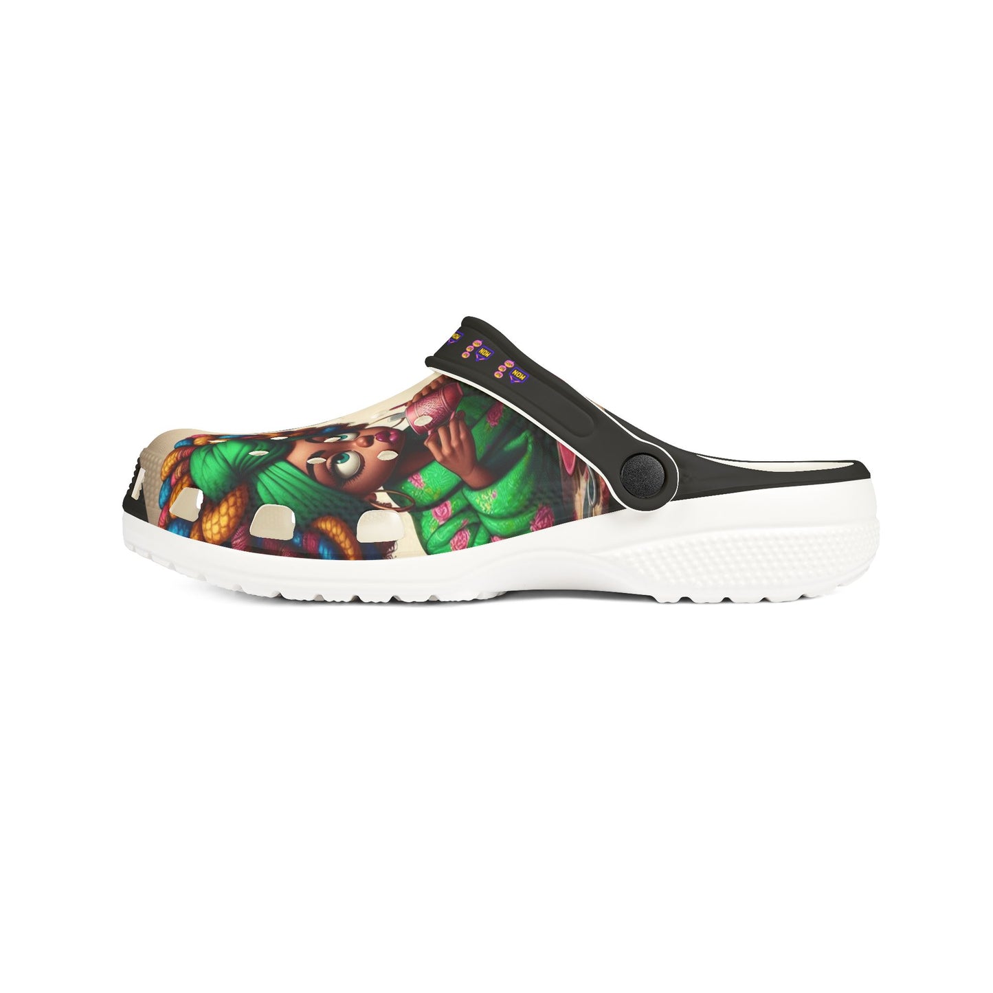Monday Vibes EVA Foam Rubber Shoes (AOP) #MV6