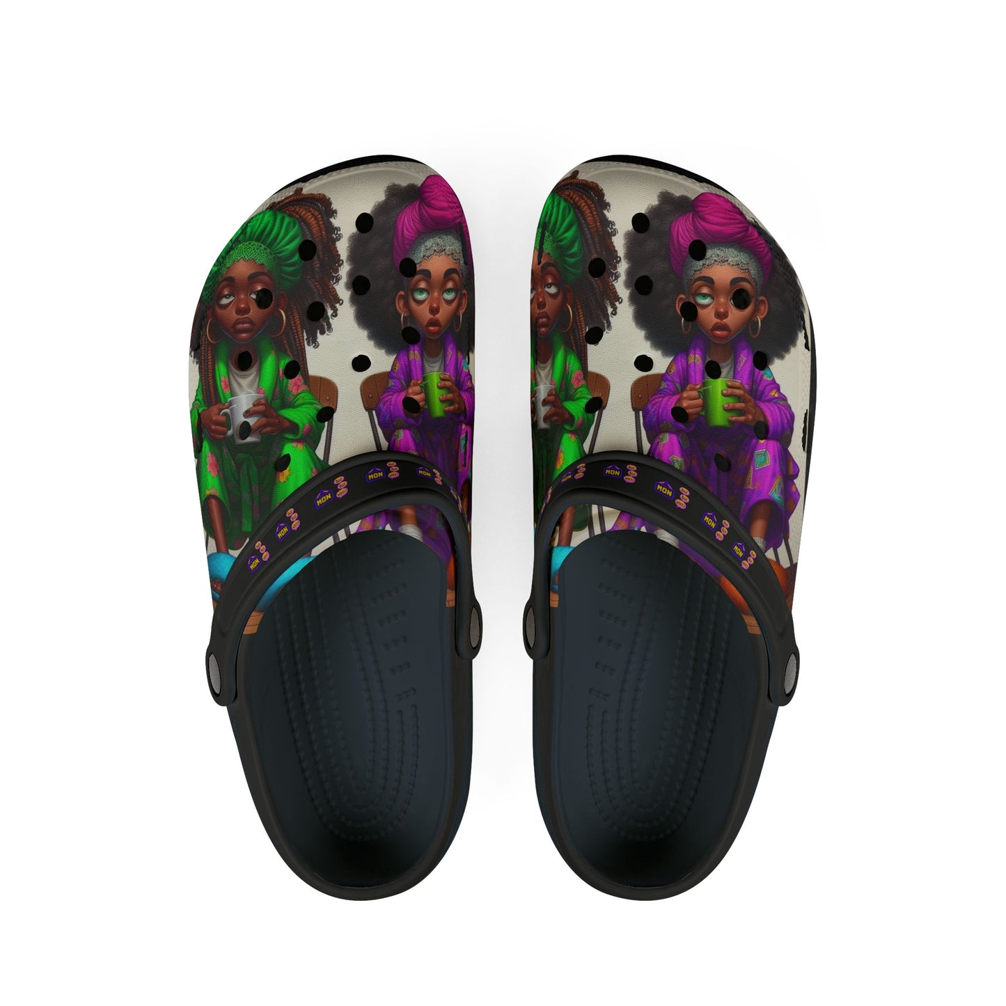 Monday Vibes EVA Foam Rubber Shoes (AOP) #MV3