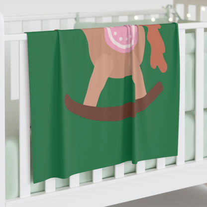 Rocking Horse Baby Swaddle Blanket #RH1