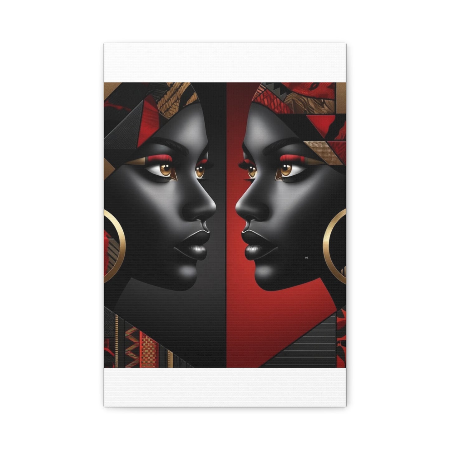 Dual Faced Matte Canvas, Stretched, 1.25" #DF1