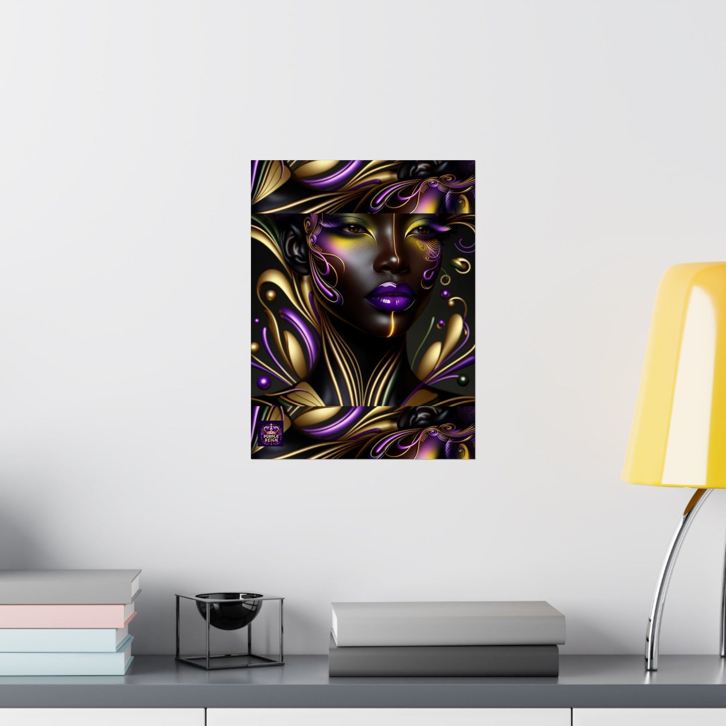 Purrple Reign Matte Vertical Posters #PR7