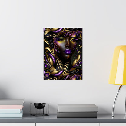 Purrple Reign Matte Vertical Posters #PR7