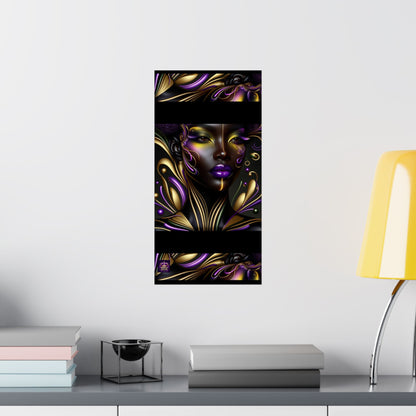 Purrple Reign Matte Vertical Posters #PR7