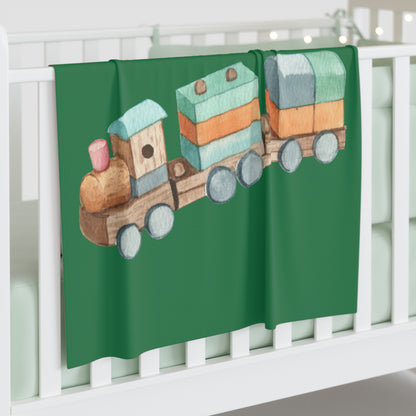 Train Baby Swaddle Blanket #TR1