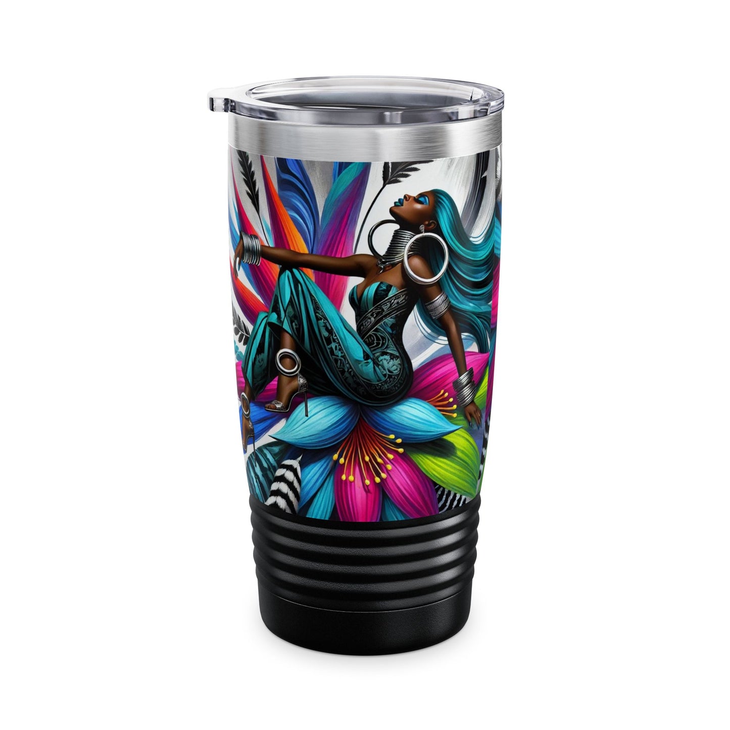 Flower Divas Ringneck Tumbler, 20oz #FD1