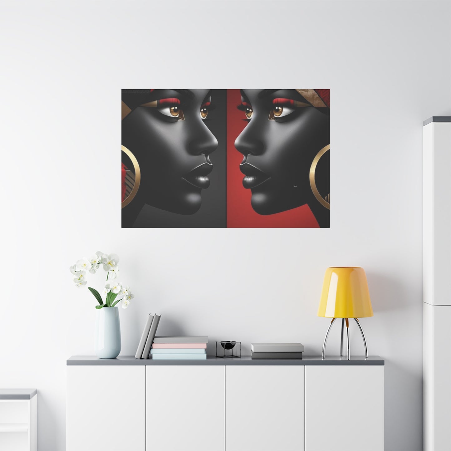 Dual Faced Matte Canvas, Stretched, 1.25" #DF1