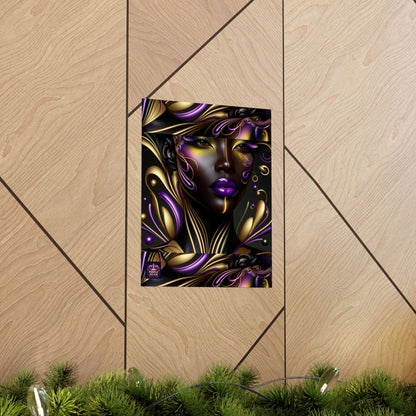 Purrple Reign Matte Vertical Posters #PR7