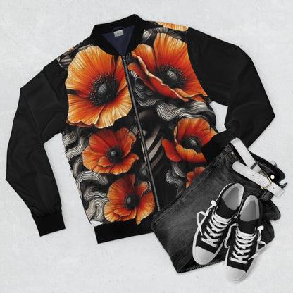 Zebra Fantasy Men's Bomber Jacket (AOP) #ZF13