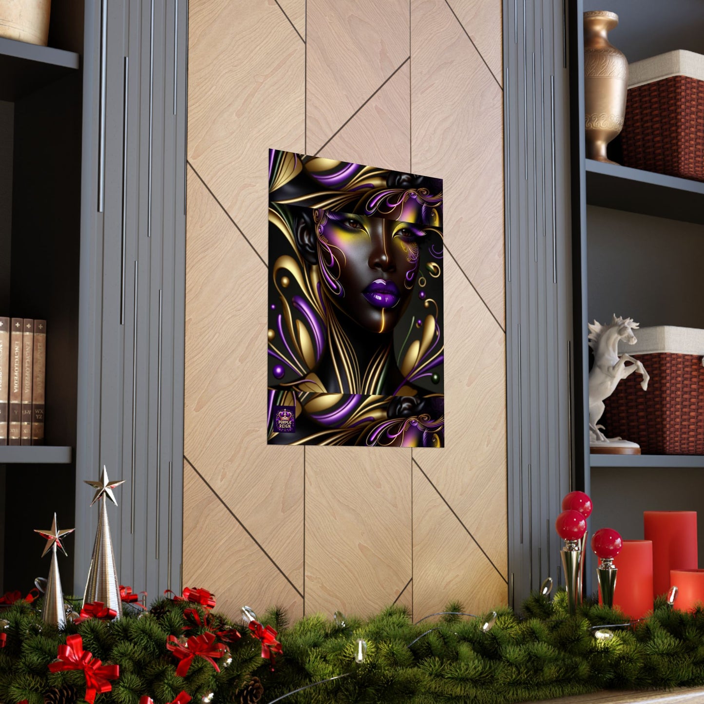 Purrple Reign Matte Vertical Posters #PR7