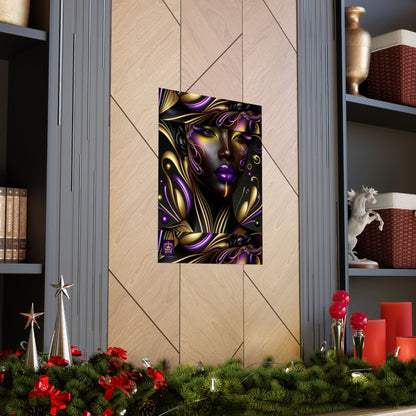 Purrple Reign Matte Vertical Posters #PR7