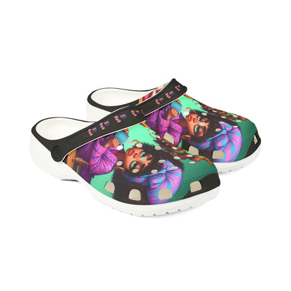 Monday Vibes EVA Foam Rubber Shoes (AOP) #MV4