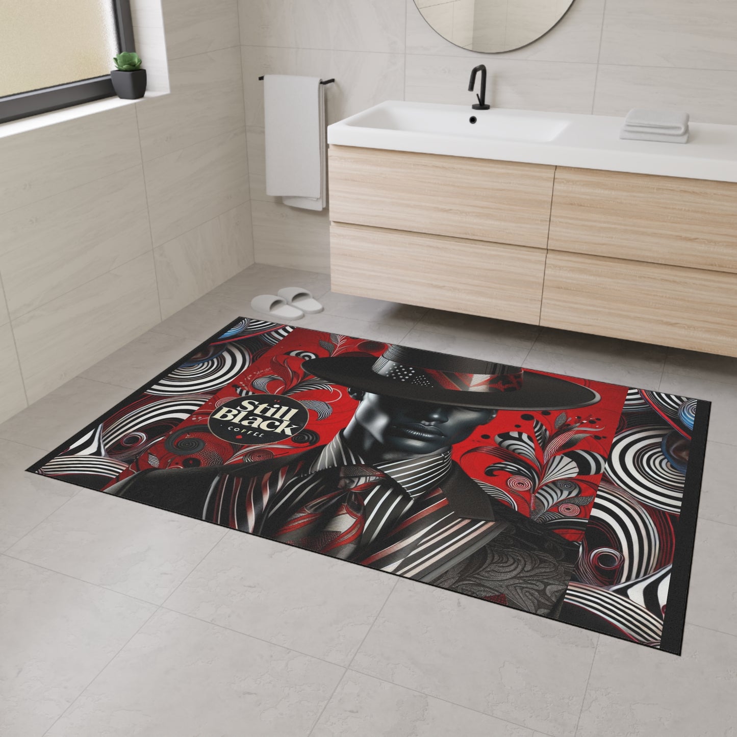Still Black Heavy Duty Floor Mat #SB10